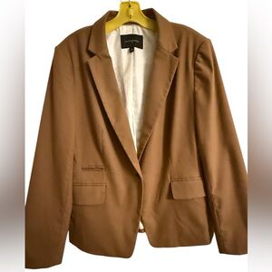 Banana Republic Camel Blazer | Women’s 16 | One Button Tailored Jacket Tan
